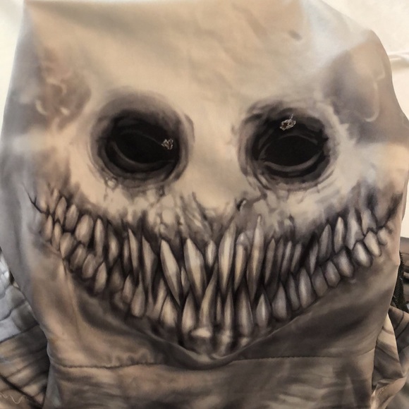 Zombie kids costume jumpsuit size L (10-12) - Picture 5 of 6